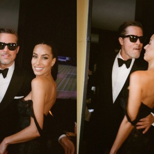 Brad Pitt i Ines de Ramon zablistali zajedno na vjenčanju godine