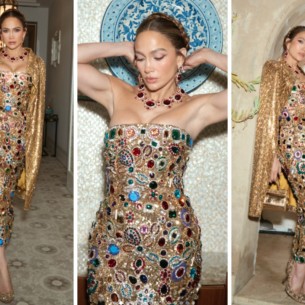 J.Lo ponovo pomjera granice glamura: Zablistala u spektakularnoj haljini