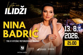 Nina Badrić stiže na Ilidžu: Veliki koncert 13. augusta, ulaz je besplatan