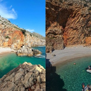 Skrivena plaža u Crnoj Gori očarava tirkiznim morem i dramatičnim stijenama