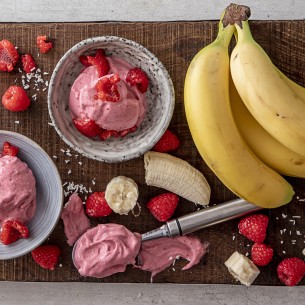 Najlakši ljetni sladoled: Banane i maline pretvorite u kremasti desert za nekoliko minuta