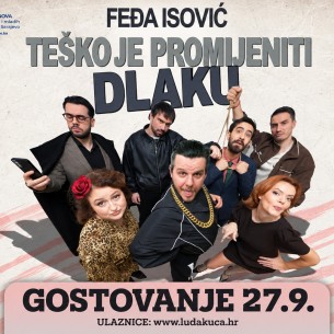 "Teško je promijeniti dlaku" dolazi u SARTR: Očekuje vas večer punа humora i satire
