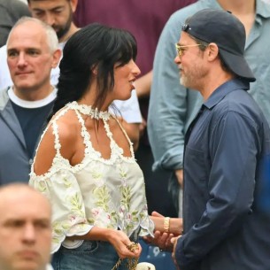 Djevojka Brada Pitta privukla pažnju odvažnim topom na njihovom romantičnom izlasku