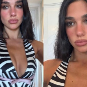 Dua Lipa zablistala u izazovnom zebra uzorku tokom odmora u Švedskoj