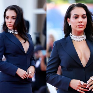 Duboki dekolte i skupocjeni dijamanti: Georgina Rodríguez privukla poglede u Veneciji