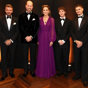 Kakav susret u Londonu: Kate i William pozirali s Davidom Beckhamom i njegovim sinovima