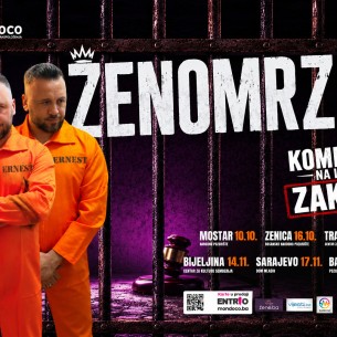 "Ženomrzac" stiže u šest bh. gradova: Komedija na ivici zakona kreće na veliku turneju