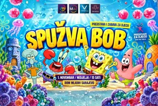 Spužva Bob stiže u Sarajevo: Mališane očekuje druženje puno smijeha, pjesme i plesa