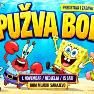 Spužva Bob stiže u Sarajevo: Mališane očekuje druženje puno smijeha, pjesme i plesa